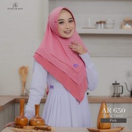 Hijab arrafi AR 630 hijab bergo hijab motif instant hijab