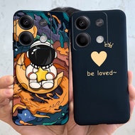 Xiaomi Redmi Note 13 / Redmi Note 13 Pro 5G Phone  Case Space mane Be loved Painted 2023 design Casing for Redmi Note13 Pro 5G Soft Silicone Cover