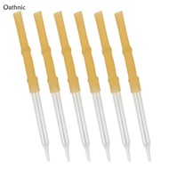 Oathnic 6 Pcs Alkaline  Pipettes Liquid Transfer Pipette Glass Pipettes Dropper