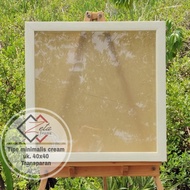 Minimalist cream type size 40x40 Transparent - Transparent cream dowry Frame size 40x40 - Transparen