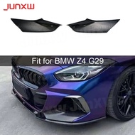 For BMW Z4 G29 M Sport 2019 2020 2021 Front Bumper Flaps Apron Splitters Carbon Fiber FRP Front Bump