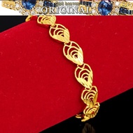 916 Gold Hot Sale Peacock bracelet thick gold watch chain well