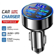 【ALIGATO】Fast Car Charger , 240W Kereta Charger, Digital display super fast charge car charger 66W v