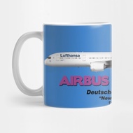 "New Color" Airbus A350 900 Deutsche Lufthansa Coffee Mug