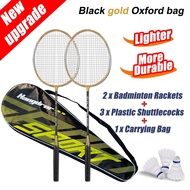 2Pcs Raketa for Badminton Original with Overgrip Ultralight Training Badminton Racket Full Set /