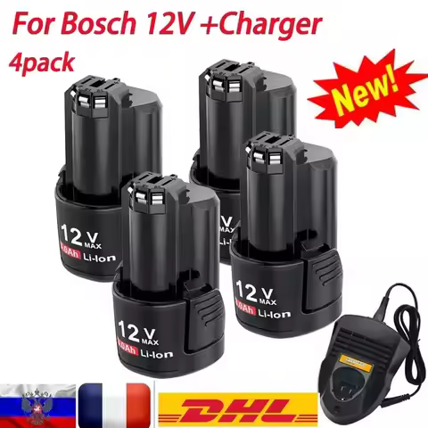 for BOSCH 12V 3.0Ah BAT411 Replacement Battery Bosch 12V Battery BAT412A BAT413A D-70745GOP 26073360