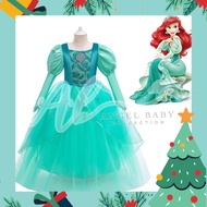 Angel Baby Kids Princess Ariel Mermaid Dress Costume Cosplay Dress