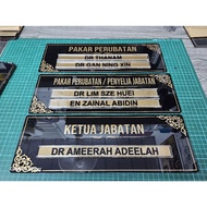 😆Papan Tanda Pintu ( 💯 Nama Boleh SLOT IN or SLOT OUT)