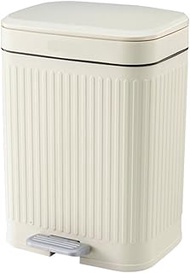 Kitchen Move Aura White Plastic Rectangular Pedal Bin 12 Litre