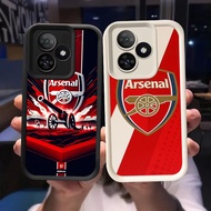 Q-6 Arsenal-FC Black white Case for Realme C33 C31 C30 C75 C35 Narzo 50A prime