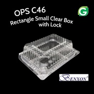 BENXON OPS-C46 Small Rectangle Bakery Clear Box / Bekas Kuih Segi Empat Plastik Lutsinar [50pcs]