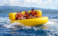 กิจกรรมผจญภัยทางน้ำ UFO Inflatable ที่โบราไกย์