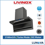 Livinox LCH-DARLEY DC-90BL 2100 m³/h / LCH-TRESCO DC-90BL 2780 m³/h DC Motor Kitchen Cooker Hood