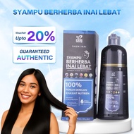 SYAMPUBERHERBA INAI LEBAT Shampoo DHerbs Black Hair Color Safe Ingredients Strengthen & Nourish400ml
