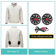 New Smart Air Conditioning Clothing Clothes with 2 Fans Outdoor Work Uniforms Labor Insurance Duty F