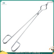 【bairddoro】45cm Stainless Steel Crucible Tong Clamp  Melting Furnace Pliers Holder