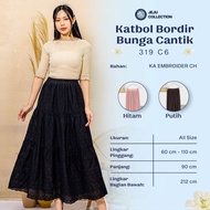 KATUN JS38ED BEAUTIFUL PREMIUM FULL EMBROIDERED BOLONG COTTON SKIRT - 319 C6