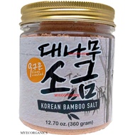 Earth Living Organic Korean Bamboo Salt 9 Times Roasted, 360G