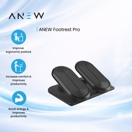 ANEW Ergonomic Footrest Pro Adjustable Under-Desk Rest | Sokongan Kaki Laras Tinggi