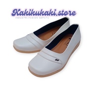 442 Women's Nursing Akper Shoes White Flat Heels