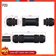 P20-2P 2-Pin 2-Straight Waterproof Wire Connector ChipViet Store