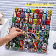 B. b. Low Price Seckill Children's Toy Car Display Stand Transparent Ladder 1: 64 Hot Wheels Alloy M