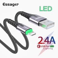 Cáp Sạc Nhanh Iphone Essager Ligning Bọc Nilon Chống Đứt