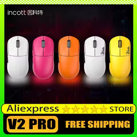 Incott G23 V2 Pro 8K Wireless Gaming Mouse Tri Mode PAW3395/3950 Mouse Ergonomic Lightweight Pc Game