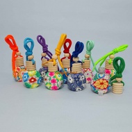 8 Ml Glass Color Print Wheels / Glass Bottles / Perfume Glass Bottles / Perfume Bottles / Hanging Pe