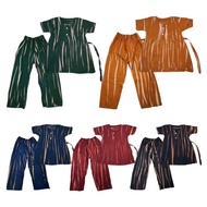 Tie Dye Rayon Suit for Girls Long Trousers Ages 2 3 4 Years