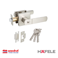 HAFELE ลูกบิดก้านโยก ห้องทั่วไป รุ่น 489.10.738 ห้องน้ำ รุ่น 489.10.742 สีนิกเกิล ลูกบิด ก้านโยก มือ