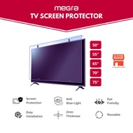MEGRA 75'' / 70" / 65'' / 55'' / 50'' Screen Protector TV Anti-blue Light Acrylic Hanger TV Screen C