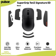 Pulsar Gaming Mouse Accessories SuperGrip TenZ Signature ED Black Black Anti Slip Precision Control 
