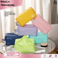 Mika Jelly Cube Pouch 23 x 11.5 x 11.5 Cm Multipurpose Waterproof Jelly Makeup Bag/