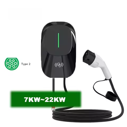 7.4kw ac electric vehicle ev charger 11kw level2 22kw type2 wall smart ev charger 11 kw type 2 wallb