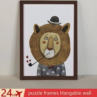 [SG Seller]Picture frame puzzle installation frame 1000 pieces puzzle frame wall mounted 50x70cm/50x