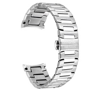 สายนาฬิกา PAGANI DESIGN สายโลหะผสมแบบหนากลวงสำหรับผู้ชาย สายนาฬิกาแบบหนังสำหรับใส่ในชีวิตประจำวัน