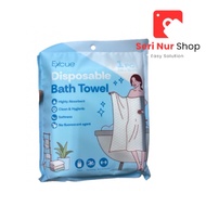 Tuala Pakai Buang Tuala Travel Disposable Bath Towel Excue 140cm x 70cm