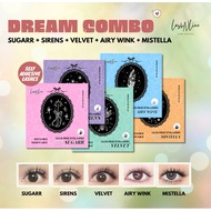 LashNLine【DREAM】 Bulumata Palsu Tanpa Gam Dah Siap Gum Lekat Sendiri Tahan Seharian PRE-GLUE EYELASH