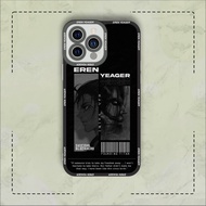 JM Case Anime AOT Eren Yeager 6plus/6s/6splus/7/7plus/8/8plus/x/xs/11/12/pro/max/plus/promax square 