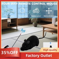 Wireless Electronic Flocking Remote Control Rat Mouse Cat Toy Realistic RC Fake Rat Mouse Toy Intera