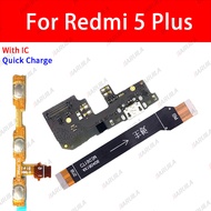 Usb charging board with ic For redmi 5 plus Charging Dock Jack Plug Socket Port Motherboard Main Boa