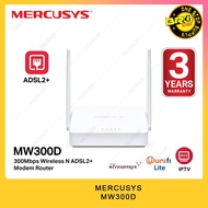 MERCUSYS MW300D Wireless ADSL Streamyx / Unifi Lite Modem Router Similar Tenda D301 TP-Link W8961n D