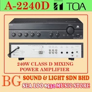 TOA AUTHORIZED DEALER TOA A-2240D / A2240D 240W DIGITAL MIXING AMPLIFIER (CE VERSION)