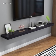 Hanging TV Cabinet Solid Wood Flat Partition TV Wall Shelf Shelf TV Set-Top Box Wall Hanging Decorative Wall