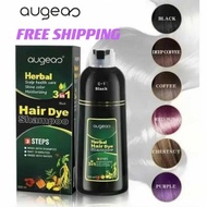 [Fda Approved] AUGEAS Hair Color Dye Organic Nature Bubble Foam Dye Shampoo For Household A6f