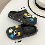 Inaso Sandal Fuji Wanita Wedges Terbaru Sandal Baim Rumah Karet Jelly Sepatu Slop Anti Slip HSN171