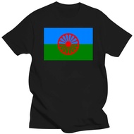 Men Tshirts Mens Clothing T-Shirt Flag Manouche Woman Gypsy Rom Gypsy People Of The Voyages Flag Gyp