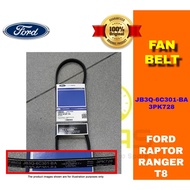 ( 100 % ORIGINAL ) FORD FAN BELT  3PK728 JB3Q-6C301-BA  FORD RAPTOR RANGER T8