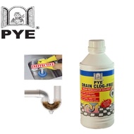 READY STOCK PYE Drain Clog-Free 500ml alat serbuk hilangkan paip singki  tersumbat tandas bilik air dapur Lubang Jamban